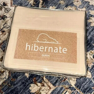 NWT hibernate (brand) queen size sheets 1800 thread count home bedding/linens